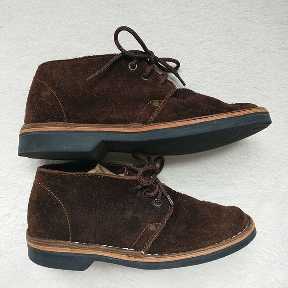 Brother Vellies Unisex UK4 Brown Erongo Suede Chukka Boots Desert Shoes Lace Up - Picture 4 of 13